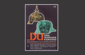 Das Bild zeigt das Plakat des Fims "Du und mancher Kamerad".