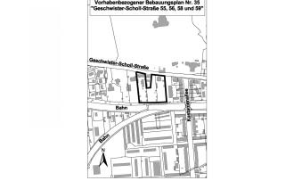 Geltungsbereich des vorhabenbezogenen Bebauungsplanentwurfs Nr. 35