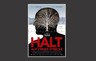 Das Bild zeigt das Plakat de Films "Halt auf freier Strecke". (Bildquelle:  Deutsche Kinemathek,