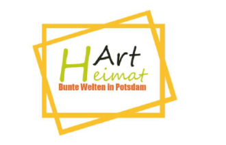 Logo der Ausstellung HeimatART - Bunte Welten in Potsdam 