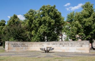 Mahnmal für den antifaschistischen Widerstand und gegen Krieg (© Dirk Alexander Schermer)