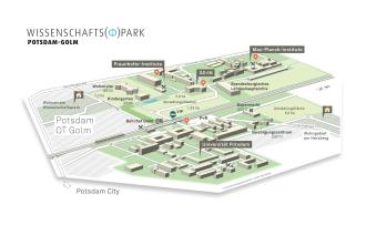 Potsdam Science Park - Standortplan