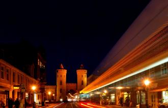 Potsdam bei Nacht im Licht