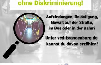 Plakat von Mobilität von Menschen für die Aktion Gemeinsam für Mobilität ohne Diskriminierung 