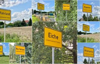 Einige Ortsteile Potsdams (Collage: Landeshauptstadt Potsdam / Frank Daenzer)