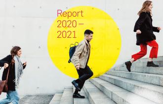 Cover des Potsdam Science Park Reports 2020–2021