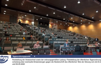 11. öffentliche Sitzung der Stadtverordnetenversammlung vom 20. Mai 2020