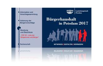 "TOP 20 - Liste" Bürgerhaushalt Potsdam für 2017