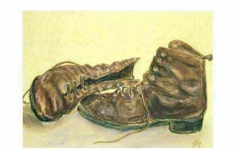 Willis Wanderschuhe, Foto: Willi Voß, Lizenz: Heimatverein Caputh 