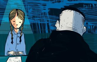 Foto: gezeichnet von Ali Altschaffel, Lizenz: Stiftung Gedenkstätte Lindenstraße