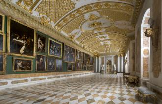 Innenansicht der Bildergalerie von Sanssouci, Foto: Günter Schneider, Lizenz: SPSG