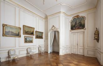 Neue Kammern, 4. Gästezimmer, Foto: Andreas Lechtape, Lizenz: Bildarchiv Foto Marburg / SPSG