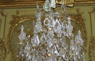Leuchter im Neuen Palais, Foto: SPSG, Lizenz: SPSG