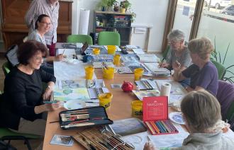 Aquarell, Foto: Stadtteilarbeit Bornstedt, Lizenz: Stadtteilarbeit Bornstedt
