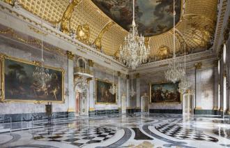 Marmorsaal im Neuen Palais, Foto: Andreas Lechtape, Lizenz: Bildarchiv Foto Marburg, SPSG