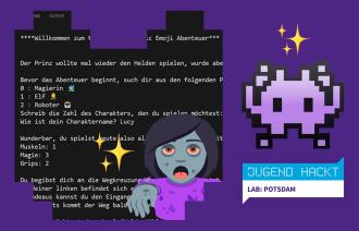 Jugend hackt MINTA-Lab Epic Emoji Abenteuer, Foto: Li