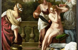 Artemisia Gentileschi: Bathseba im Bade, Foto: Wolfgang Pfauder, Lizenz: SPSG