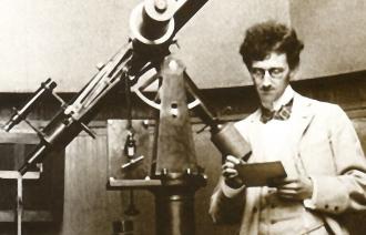Bürgel in der Sternwarte, Foto: Bürgel, Lizenz: URANIA-Planetarium