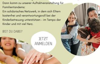 Familientadems, Foto: Stadtteilarbeit Bornstedt, Lizenz: Stadtteilkoordination Bornstedt