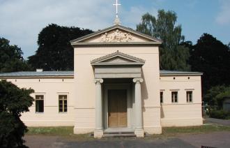 Alter Friedhof Potsdam Ferdinand von Arnim Kapelle, Foto: Ortskuratorien der Deutschen Stiftung Denkmalschutz, Lizenz: Ortskuratorien der Deutschen Stiftung Denkmalschutz