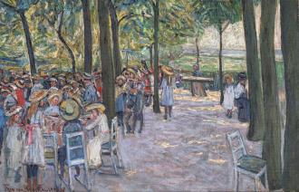 Theo von Brockhusen, Schulausflug, 1908, Privatbesitz (Ausschnitt), Foto: Michael Lüder