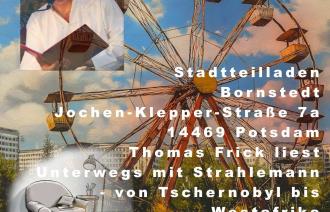 Frick Lesung, Foto: Stadtteilarbeit Bornstedt, Lizenz: Stadtteilkoordination Bornstedt