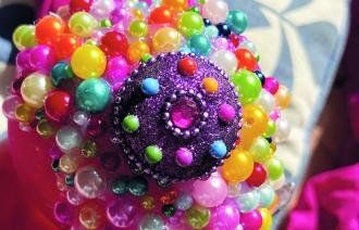 Dekorierter Lampenschirm, Foto: Myrijam Stoetzer, Lizenz: Myrijam Stoetzer