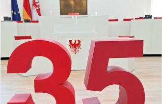 Plenarsaal Landtag Brandenburg, Foto: Landtag Brandenburg, Lizenz: © Landtag Brandenburg