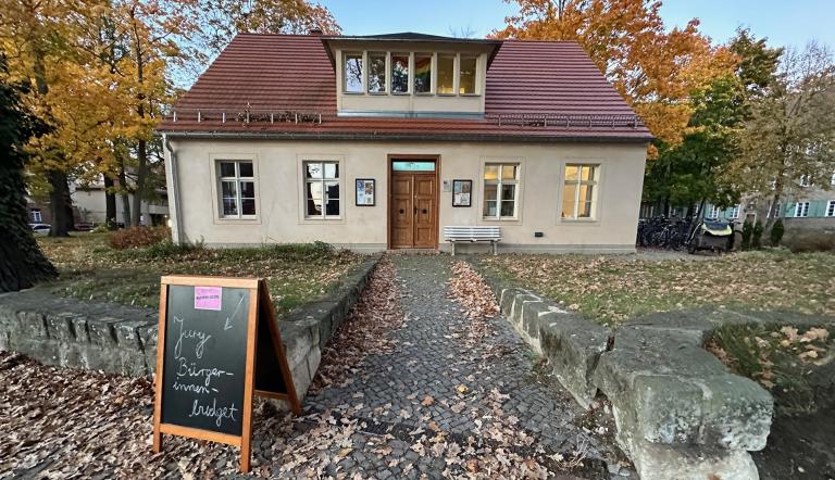Treffen der Kiez-Jury zum Bürger*innen-Budget 2024/25 in Babelsberg