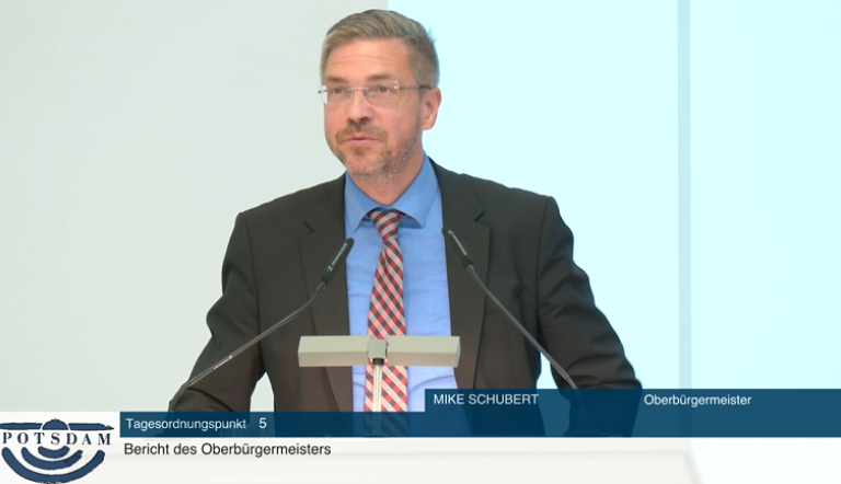 Livestream der 42. öffentlichen Sitzung der Stadtverordnetenversammlung am 4. Oktober 2023 (Screenshot)