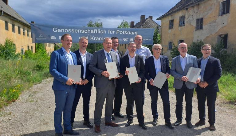 Entscheidungsträger im neuen Stadtteil Krampnitz