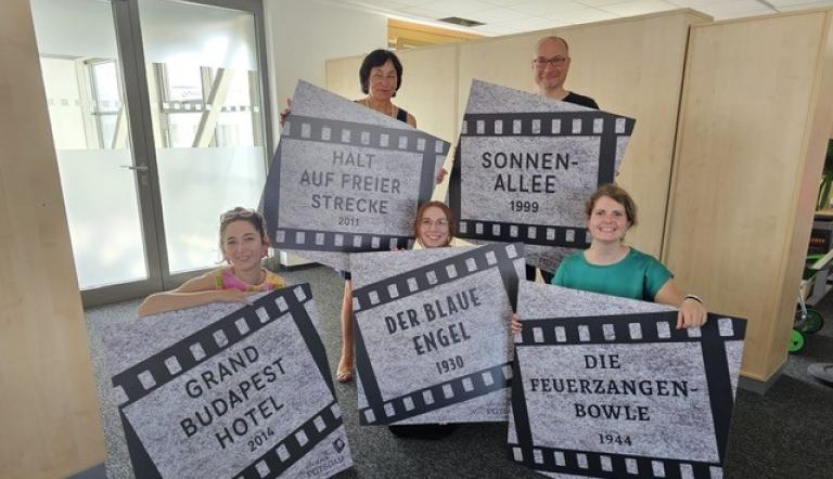 Platten für den Boulevard des Films