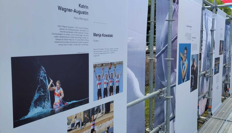 Open-Air-Ausstellung Olympisches Gold für Potsdam Open-Air-Ausstellung Olympisches Gold für Potsdam