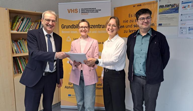 Förderung des Grundbildungszentrums für drei Jahre gesichert