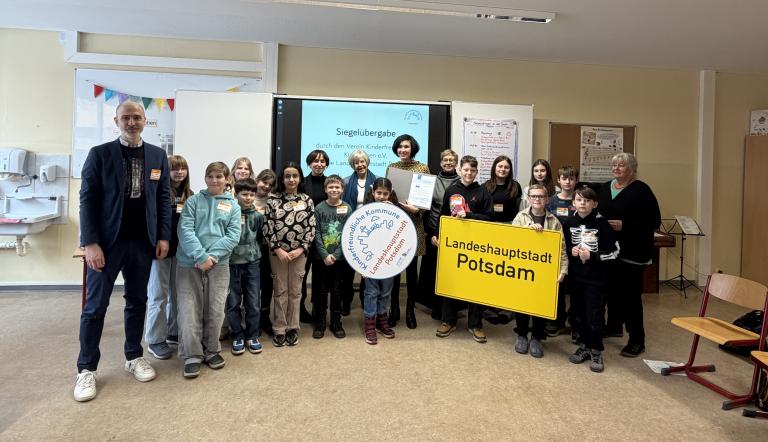 Siegelübergabe Kinderfreundliche Kommune