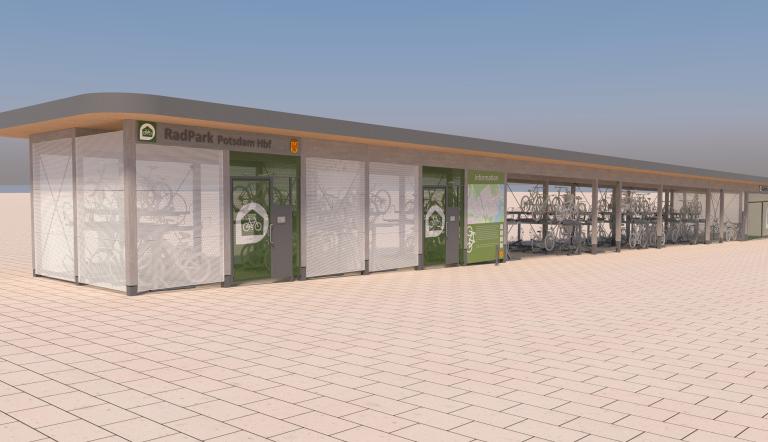 RadPark Potsdam Hauptbahnhof Süd