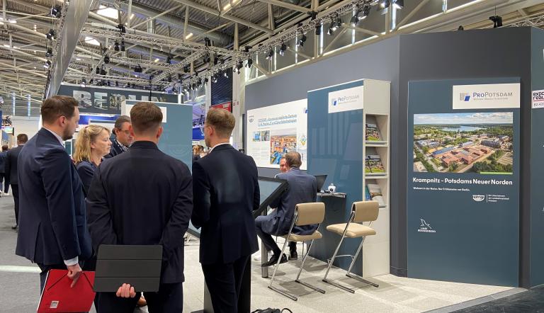 Die Landeshauptstadt Potsdam und Pro Potsdam GmbH präsentieren sich auf der ExpoReal.