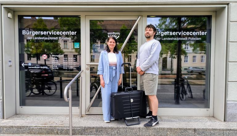 Bürgerservice mit Bürgerkoffer