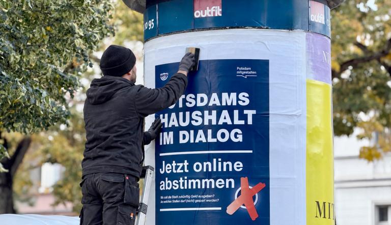 Plakat Bürgerhaushalt
