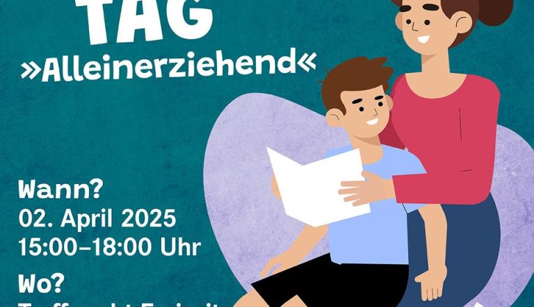 Aktionstag "Alleinerziehend" am 2. April 2025 im Treffpunkt Freizeit Aktionstag "Alleinerziehend" am 2. April 2025 im Treffpunkt Freizeit