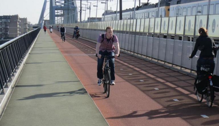 Ein Beispiel für eine Radschnellverbindung