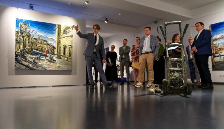 Ausstellungseröffnung Christopher Lehmpfuhl