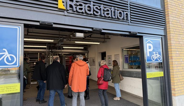 Feierlichkeiten zu 10 Jahre Radstation am Hauptbahnhof