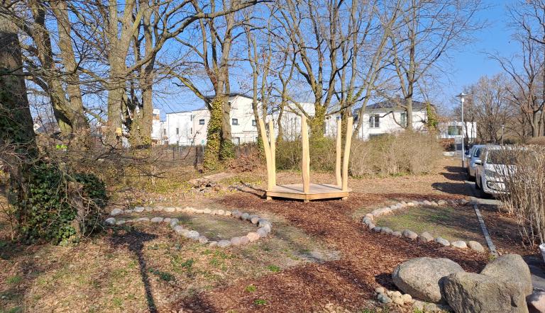 Grünanlage Bornstedter Wildfang nach der Umgestaltung