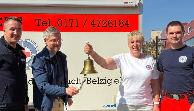 Eröffnung Badesaison 2025 mit der Wasserwacht, Mike Schubert und Ralf Krawinkel Eröffnung Badesaison 2025 mit der Wasserwacht, Mike Schubert und Ralf Krawinkel