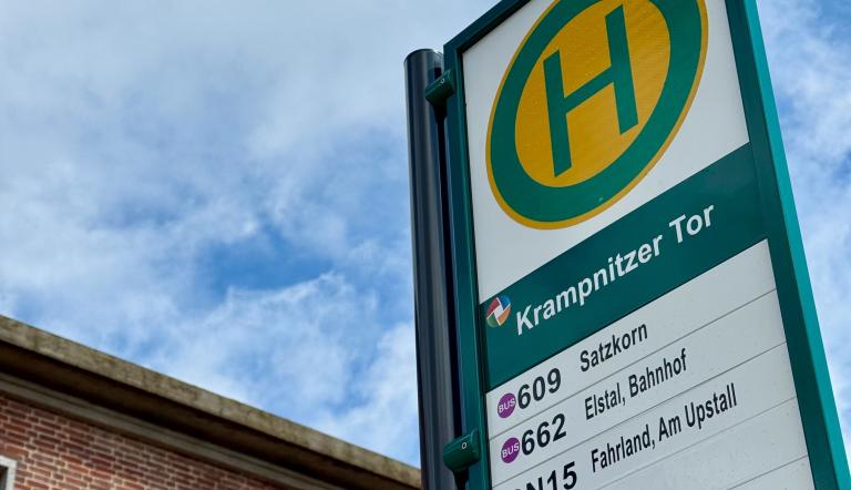 Haltestelle "Krampnitzer Tor"