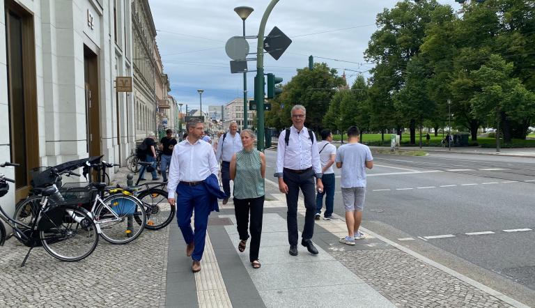 Campus-Tour des Oberbürgermeisters