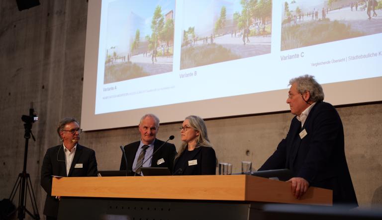 Städtebauliche Varianten für den Brauhausberg vorgestellt.