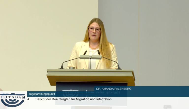 Bericht der Beauftragten für Migration und Integration Dr. Amanda Palenberg Bericht der Beauftragten für Migration und Integration