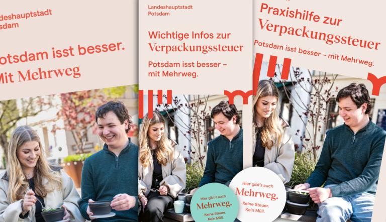 Infomaterialien zur Verpackungssteuer